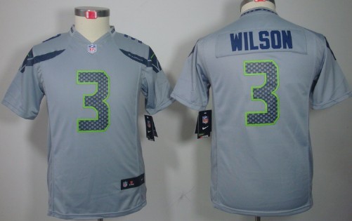 Youth Nike Limited Seattle Seahawks #3 Russell Wilson Gray Jerseys,We sell and wholesale Youth Nike Limited Seattle Seahawks #3 Russell Wilson Gray Jerseys on line form chian!
