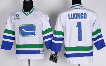 Youth Vancouver Canucks #1 Roberto Luongo White Third Jerseys,We sell and wholesale Youth Vancouver Canucks #1 Roberto Luongo White Third Jerseys on line form chian!