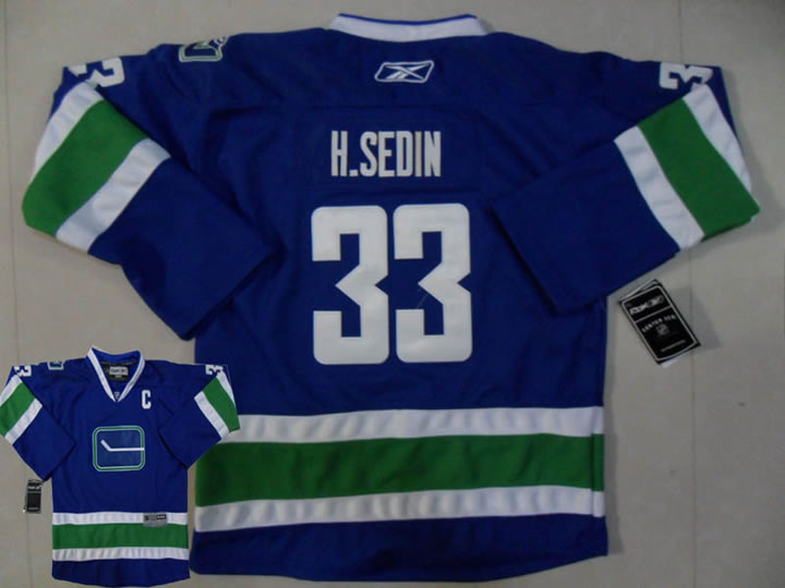 Youth Vancouver Canucks #33 H.sedin with C patch blue 3rd Jerseys,We sell and wholesale Youth Vancouver Canucks #33 H.sedin with C patch blue 3rd Jerseys on line form chian!