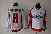 Youth Washington Capitals #8 Ovechkin white Jerseys,baseball caps,new era cap wholesale,wholesale hats