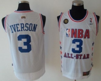 ALL-STAR #3 IVERSON White Swingman Throwback Jerseys,We sell and wholesale ALL-STAR #3 IVERSON White Swingman Throwback Jerseys on line form chian!