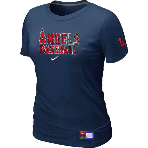 Anaheim Angeles Nike Women's D.Blue Short Sleeve Practice T-Shirt,We sell and wholesale Anaheim Angeles Nike Women's D.Blue Short Sleeve Practice T-Shirt on line form chian!