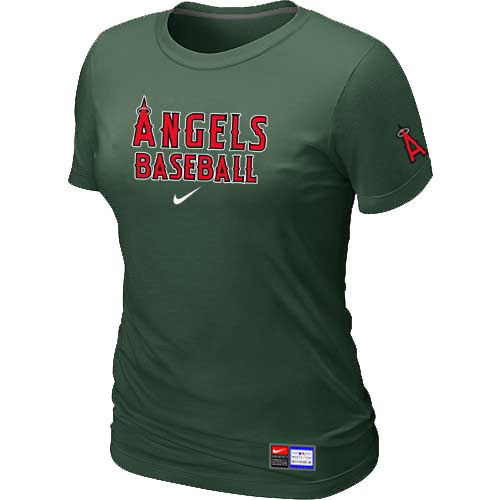 Anaheim Angeles Nike Women's D.Green Short Sleeve Practice T-Shirt,We sell and wholesale Anaheim Angeles Nike Women's D.Green Short Sleeve Practice T-Shirt on line form chian!