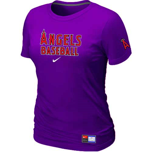 Anaheim Angeles Nike Women's Purple Short Sleeve Practice T-Shirt,We sell and wholesale Anaheim Angeles Nike Women's Purple Short Sleeve Practice T-Shirt on line form chian!