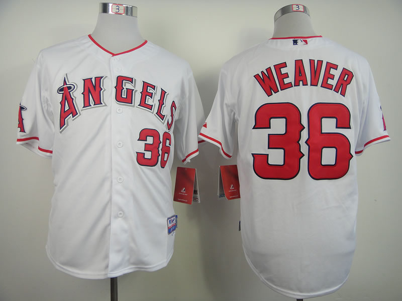 Anaheim Angels #36 Weaver White Jerseys,We sell and wholesale Anaheim Angels #36 Weaver White Jerseys on line form chian!