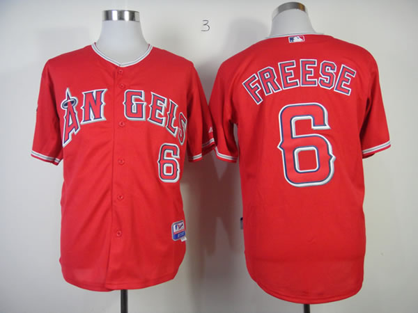 Anaheim Angels #6 Freese Red Jerseys,We sell and wholesale Anaheim Angels #6 Freese Red Jerseys on line form chian!