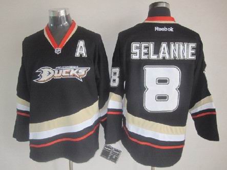 Anaheim Ducks #8 Selanne Black Jerseys,We sell and wholesale Anaheim Ducks #8 Selanne Black Jerseys on line form chian!