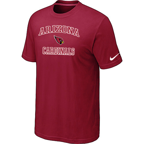 Arizona Cardinals Heart & Soul T-Shirt Red,We sell and wholesale Arizona Cardinals Heart & Soul T-Shirt Red on line form chian!