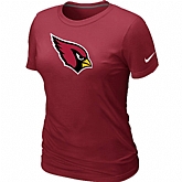 Arizona Cardinals Red Women's Logo T-Shirt,baseball caps,new era cap wholesale,wholesale hats