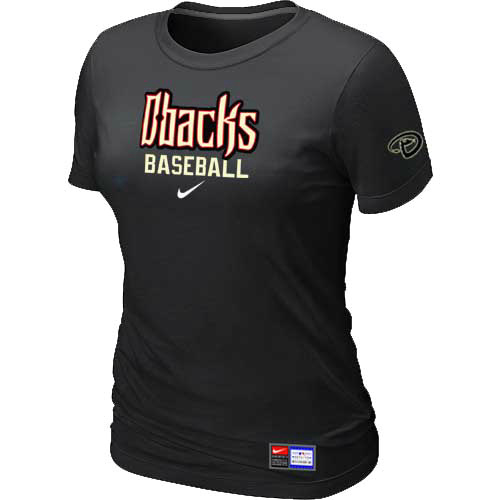 Arizona Diamondbacks Crimson Nike Women's Black Short Sleeve Practice T-Shirt,We sell and wholesale Arizona Diamondbacks Crimson Nike Women's Black Short Sleeve Practice T-Shirt on line form chian!