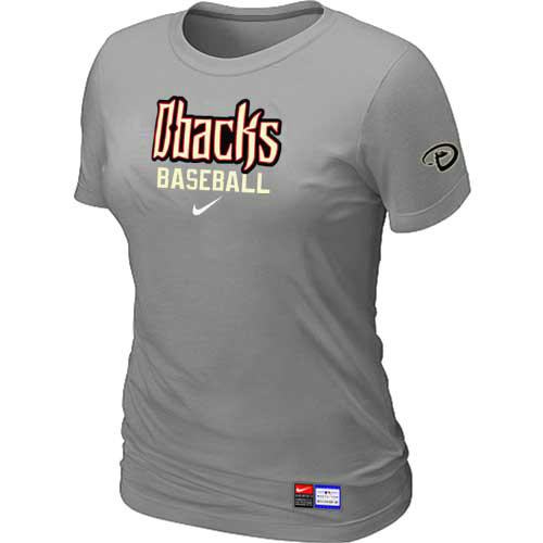 Arizona Diamondbacks Crimson Nike Women's L.Grey Short Sleeve Practice T-Shirt,We sell and wholesale Arizona Diamondbacks Crimson Nike Women's L.Grey Short Sleeve Practice T-Shirt on line form chian!