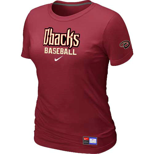 Arizona Diamondbacks Crimson Nike Women's Red Short Sleeve Practice T-Shirt,We sell and wholesale Arizona Diamondbacks Crimson Nike Women's Red Short Sleeve Practice T-Shirt on line form chian!