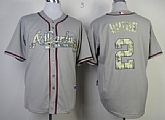 Atlanta Braves #2 B.J. Upton Gray 2013 USMC Home Cool Base Jerseys,baseball caps,new era cap wholesale,wholesale hats