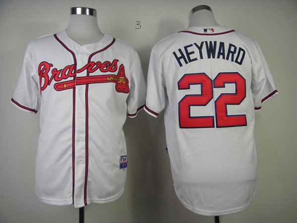 Atlanta Braves #22 Heyward White Cool Base Jerseys,We sell and wholesale Atlanta Braves #22 Heyward White Cool Base Jerseys on line form chian!