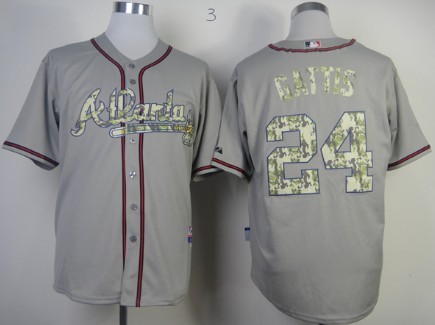 Atlanta Braves #24 Evan Gattis Gray 2013 USMC Home Cool Base Jerseys,We sell and wholesale Atlanta Braves #24 Evan Gattis Gray 2013 USMC Home Cool Base Jerseys on line form chian!