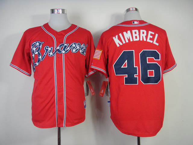Atlanta Braves #46 Craig Kimbrel 2014 Red Jerseys,We sell and wholesale Atlanta Braves #46 Craig Kimbrel 2014 Red Jerseys on line form chian!