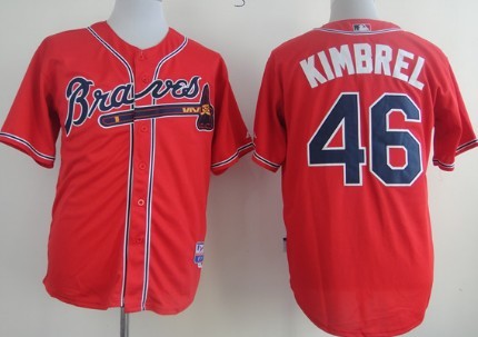 Atlanta Braves #46 Craig Kimbrel Red Jerseys,We sell and wholesale Atlanta Braves #46 Craig Kimbrel Red Jerseys on line form chian!