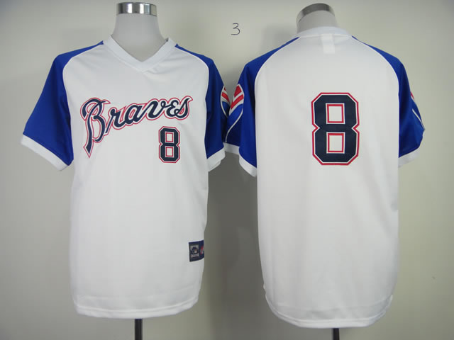 Atlanta Braves #8 Justin Upton White Throwback Jerseys,We sell and wholesale Atlanta Braves #8 Justin Upton White Throwback Jerseys on line form chian!