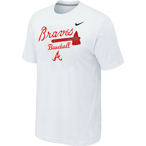 Atlanta Braves 2014 Home Practice T-Shirt - White,We sell and wholesale Atlanta Braves 2014 Home Practice T-Shirt - White on line form chian!