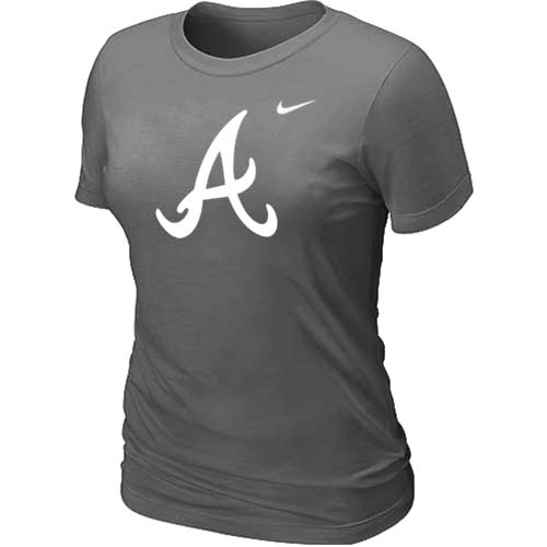 Atlanta Braves Heathered Nike Women's D.Grey Blended T-Shirt,We sell and wholesale Atlanta Braves Heathered Nike Women's D.Grey Blended T-Shirt on line form chian!
