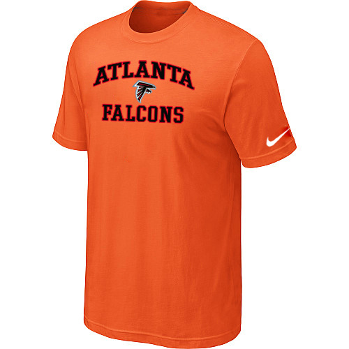 Atlanta Falcons Heart & Soull T-Shirt Orange,We sell and wholesale Atlanta Falcons Heart & Soull T-Shirt Orange on line form chian!