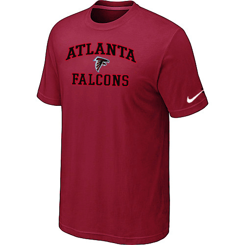 Atlanta Falcons Heart & Soull T-Shirt Red,We sell and wholesale Atlanta Falcons Heart & Soull T-Shirt Red on line form chian!