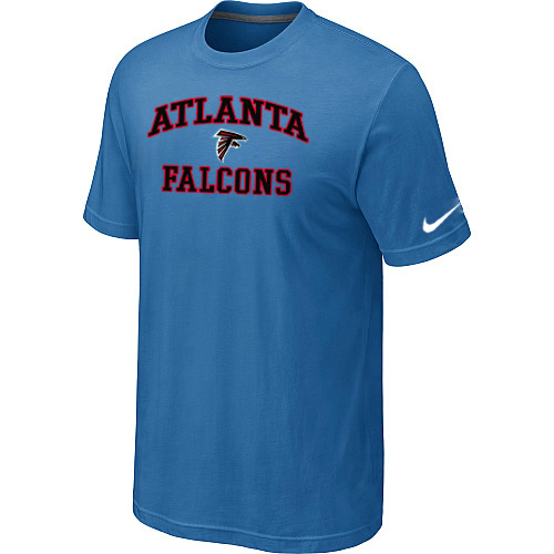 Atlanta Falcons Heart & Soull T-Shirt light Blue,We sell and wholesale Atlanta Falcons Heart & Soull T-Shirt light Blue on line form chian!