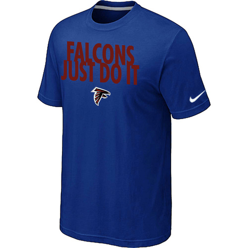 Atlanta Falcons Just Do It Blue T-Shirt,We sell and wholesale Atlanta Falcons Just Do It Blue T-Shirt on line form chian!