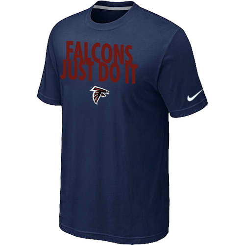 Atlanta Falcons Just Do It D.Blue T-Shirt,We sell and wholesale Atlanta Falcons Just Do It D.Blue T-Shirt on line form chian!
