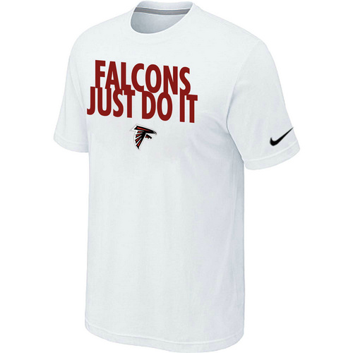 Atlanta Falcons Just Do It White T-Shirt,We sell and wholesale Atlanta Falcons Just Do It White T-Shirt on line form chian!