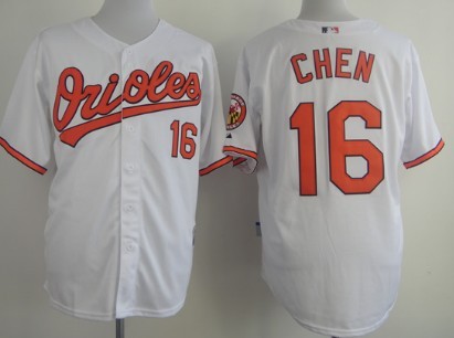 Baltimore Orioles #16 Wei-Yin Chen White Jerseys,We sell and wholesale Baltimore Orioles #16 Wei-Yin Chen White Jerseys on line form chian!