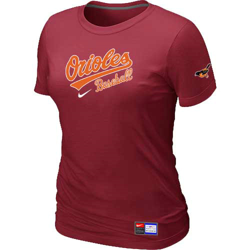 Baltimore Orioles Nike Women's Red Short Sleeve Practice T-Shirt,We sell and wholesale Baltimore Orioles Nike Women's Red Short Sleeve Practice T-Shirt on line form chian!