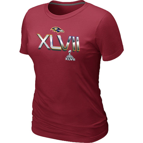 Baltimore Ravens 2012 Super Bowl XLVII On Our Way Red Women's T-Shirt,We sell and wholesale Baltimore Ravens 2012 Super Bowl XLVII On Our Way Red Women's T-Shirt on line form chian!