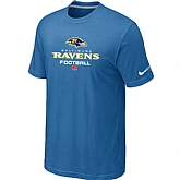 Baltimore Ravens Critical Victory light Blue T-Shirt