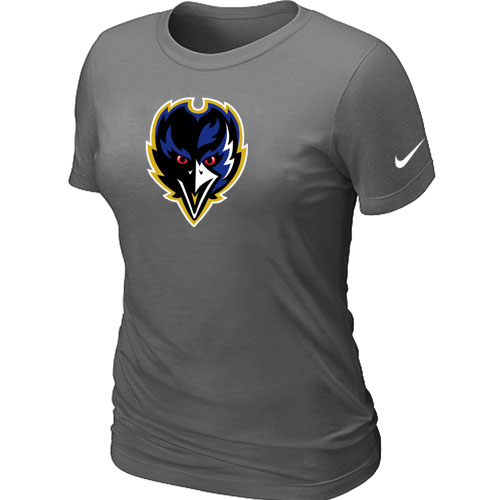 Baltimore Ravens Tean Logo Women's D.Grey T-Shirt,We sell and wholesale Baltimore Ravens Tean Logo Women's D.Grey T-Shirt on line form chian!