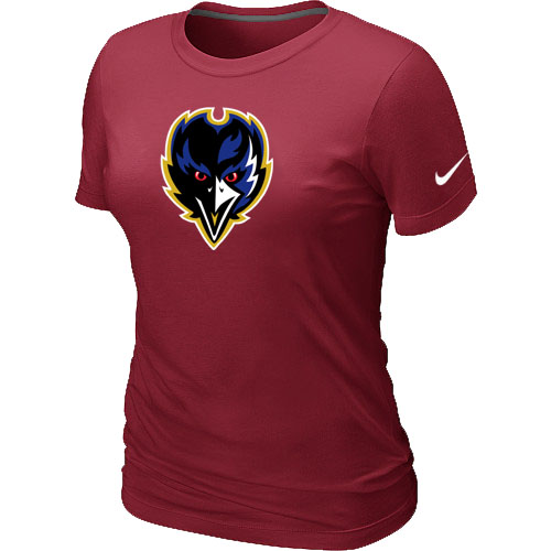 Baltimore Ravens Tean Logo Women's Red T-Shirt,We sell and wholesale Baltimore Ravens Tean Logo Women's Red T-Shirt on line form chian!