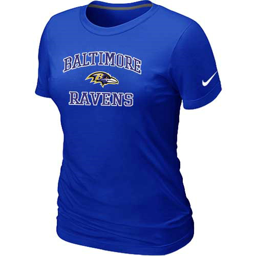 Baltimore Ravens Women's Heart & Soul Blue T-Shirt,We sell and wholesale Baltimore Ravens Women's Heart & Soul Blue T-Shirt on line form chian!