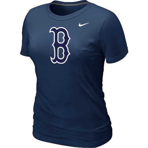Boston Red Sox Heathered Nike D.Blue Blended Women's T-Shirt,We sell and wholesale Boston Red Sox Heathered Nike D.Blue Blended Women's T-Shirt on line form chian!