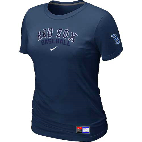 Boston Red Sox Nike Women's D.Blue Short Sleeve Practice T-Shirt,We sell and wholesale Boston Red Sox Nike Women's D.Blue Short Sleeve Practice T-Shirt on line form chian!