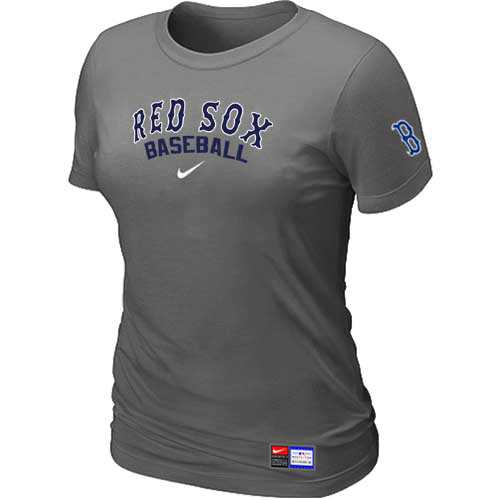 Boston Red Sox Nike Women's D.Grey Short Sleeve Practice T-Shirt,We sell and wholesale Boston Red Sox Nike Women's D.Grey Short Sleeve Practice T-Shirt on line form chian!