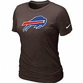 Buffalo Bills Brown Women's Logo T-Shirt (57),baseball caps,new era cap wholesale,wholesale hats