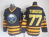 Buffalo Sabres #77 Turgeon Navy Blue CCM Throwback Jerseys,baseball caps,new era cap wholesale,wholesale hats