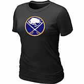 Buffalo Sabres Big & Tall Women's Logo Black T-Shirt,baseball caps,new era cap wholesale,wholesale hats