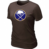 Buffalo Sabres Big & Tall Women's Logo Brown T-Shirt,baseball caps,new era cap wholesale,wholesale hats