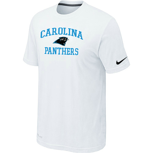 Carolina Panthers Heart & Soul White T-Shirt,We sell and wholesale Carolina Panthers Heart & Soul White T-Shirt on line form chian!