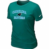 Carolina Panthers Women's Heart & Soul L.Green T-Shirt,baseball caps,new era cap wholesale,wholesale hats