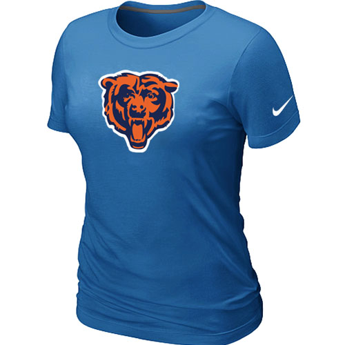 Chicago Bears Black Tean Logo Women's L.blue T-Shirt,We sell and wholesale Chicago Bears Black Tean Logo Women's L.blue T-Shirt on line form chian!