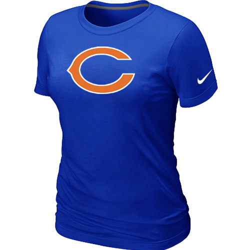 Chicago Bears Blue Women's Logo T-Shirt,We sell and wholesale Chicago Bears Blue Women's Logo T-Shirt on line form chian!