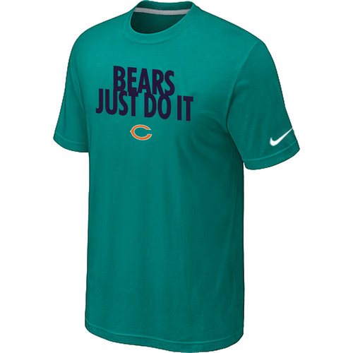 Chicago Bears Just Do It Green T-Shirt,We sell and wholesale Chicago Bears Just Do It Green T-Shirt on line form chian!