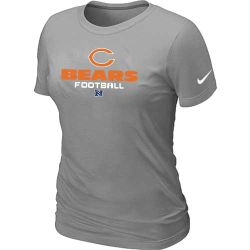 Chicago Bears L.Grey Women's Critical Victory T-Shirt,We sell and wholesale Chicago Bears L.Grey Women's Critical Victory T-Shirt on line form chian!